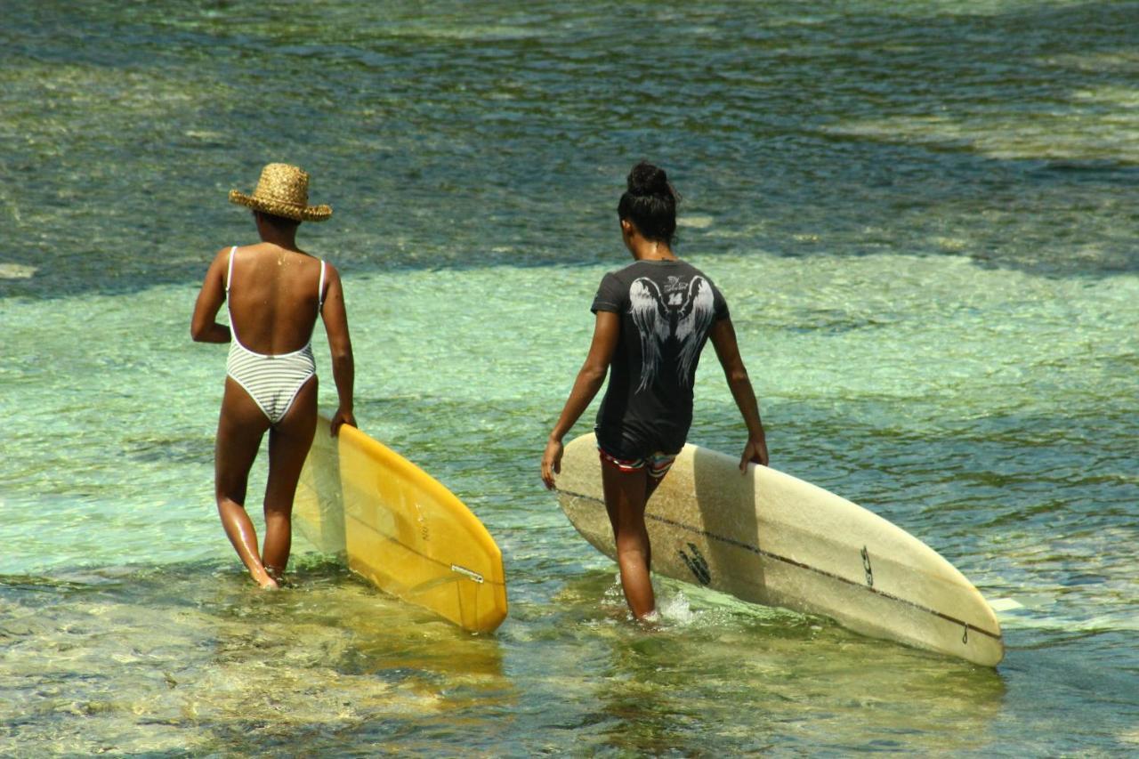 "Triangle Hut" Camp Fuego Siargao Hotel Catangnan Eksteriør billede